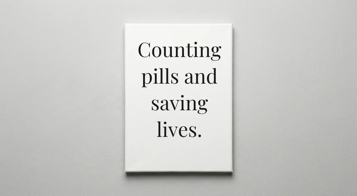 Pharmacist quote wall art - canvas print