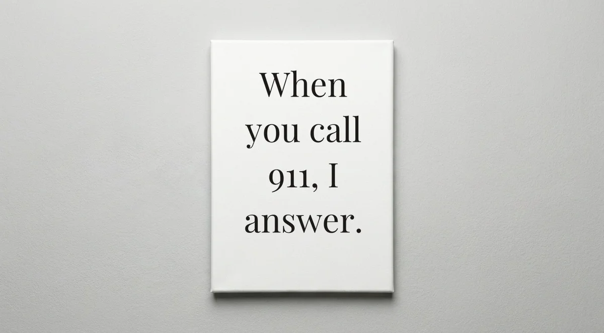 Paramedic quote wall art - canvas print