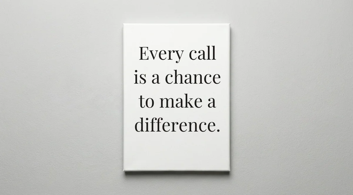 EMT quote wall art - canvas print