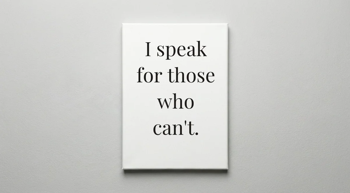 Veterinarian quote wall art - canvas print
