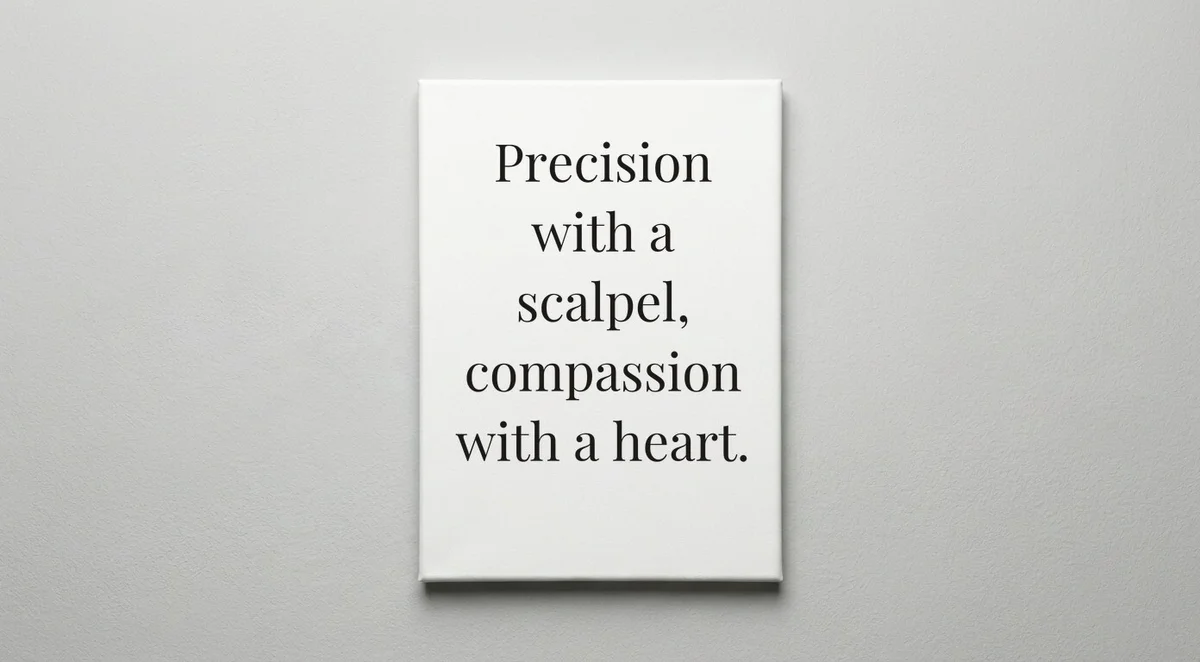 Veterinarian quote wall art - canvas print