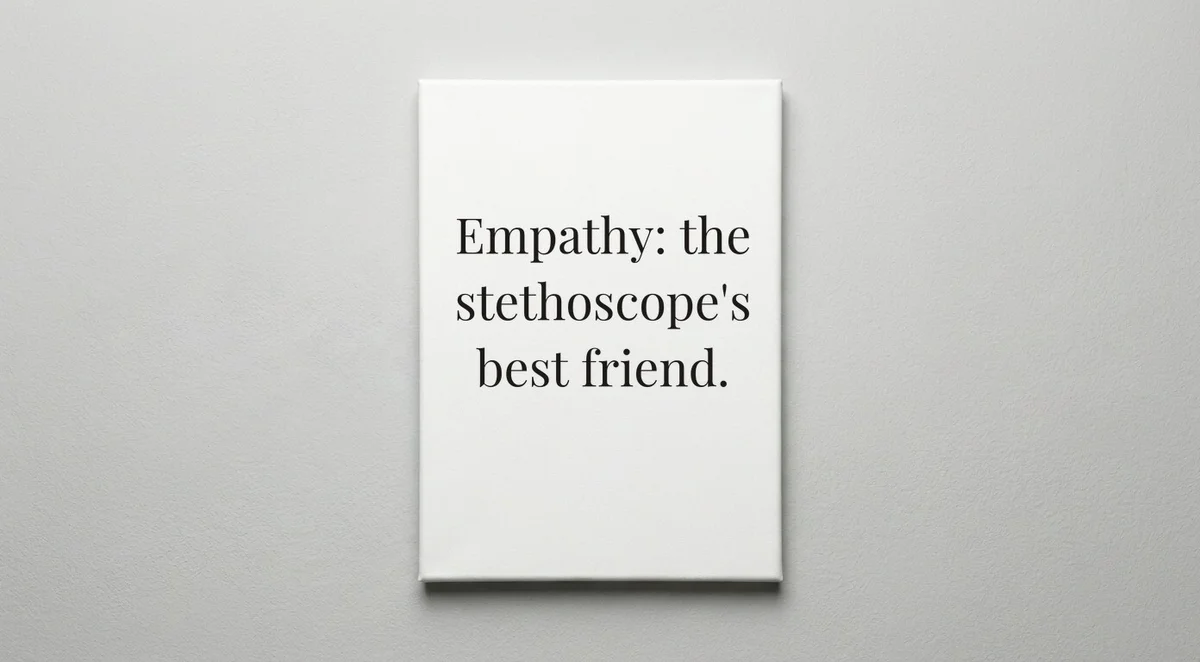 Veterinarian quote wall art - canvas print