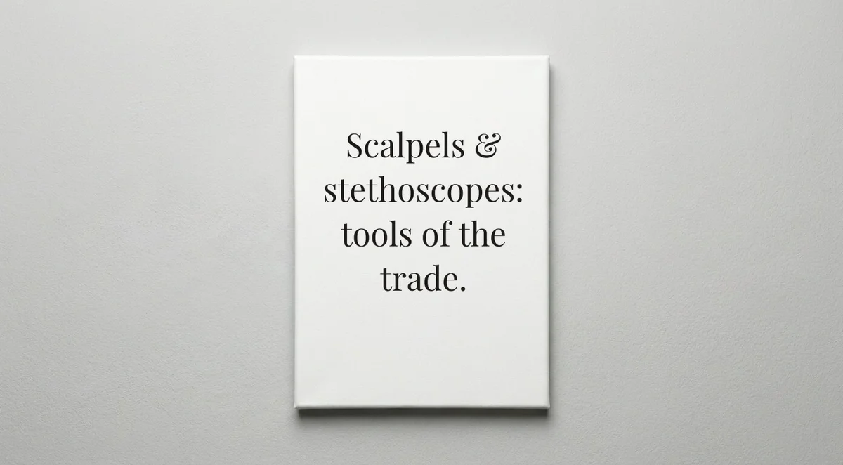 Veterinarian quote wall art - canvas print