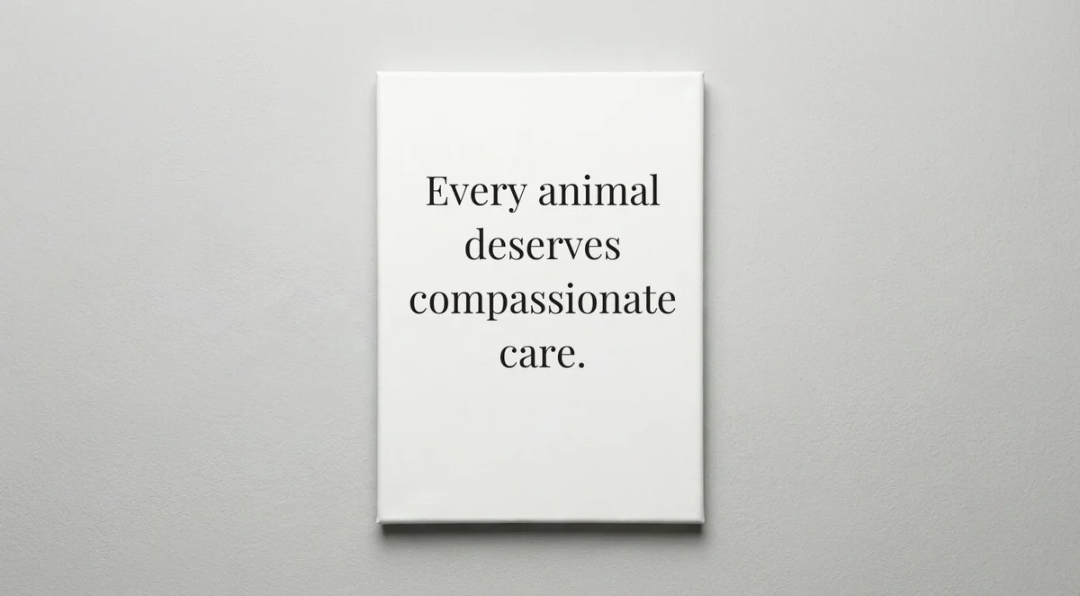 Vet Tech quote wall art - canvas print