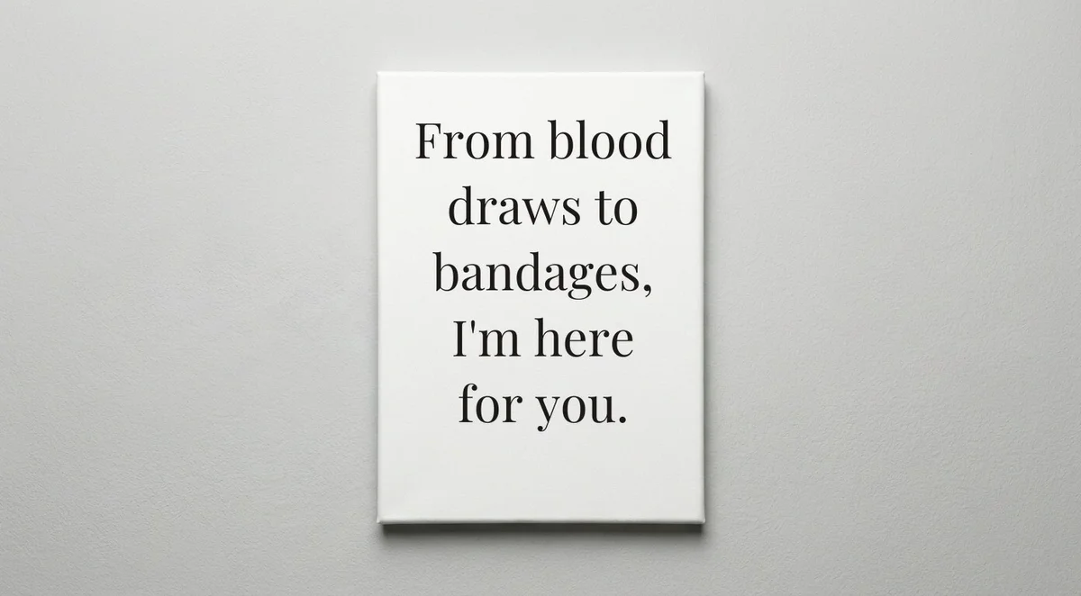 Vet Tech quote wall art - canvas print