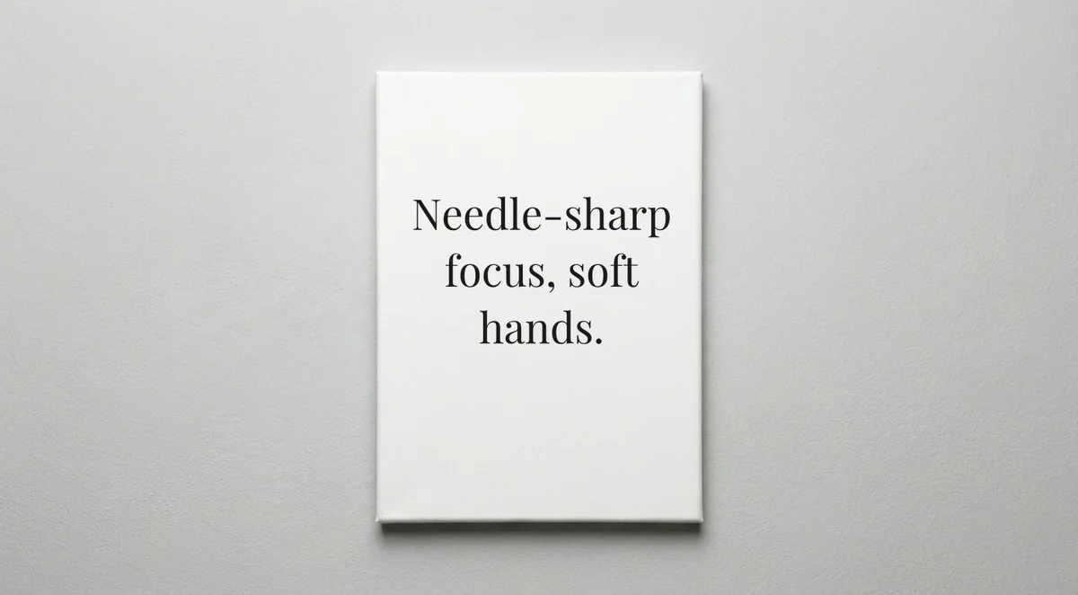 Vet Tech quote wall art - canvas print