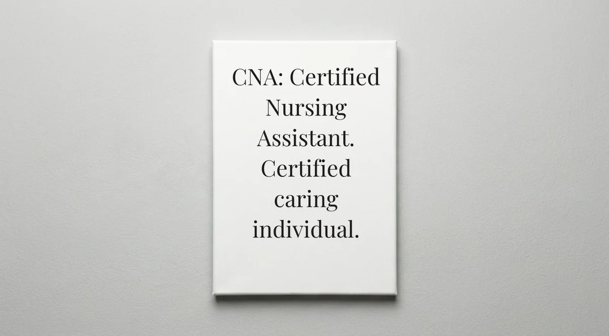 CNA quote wall art - canvas print
