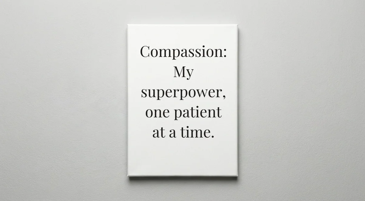 CNA quote wall art - canvas print