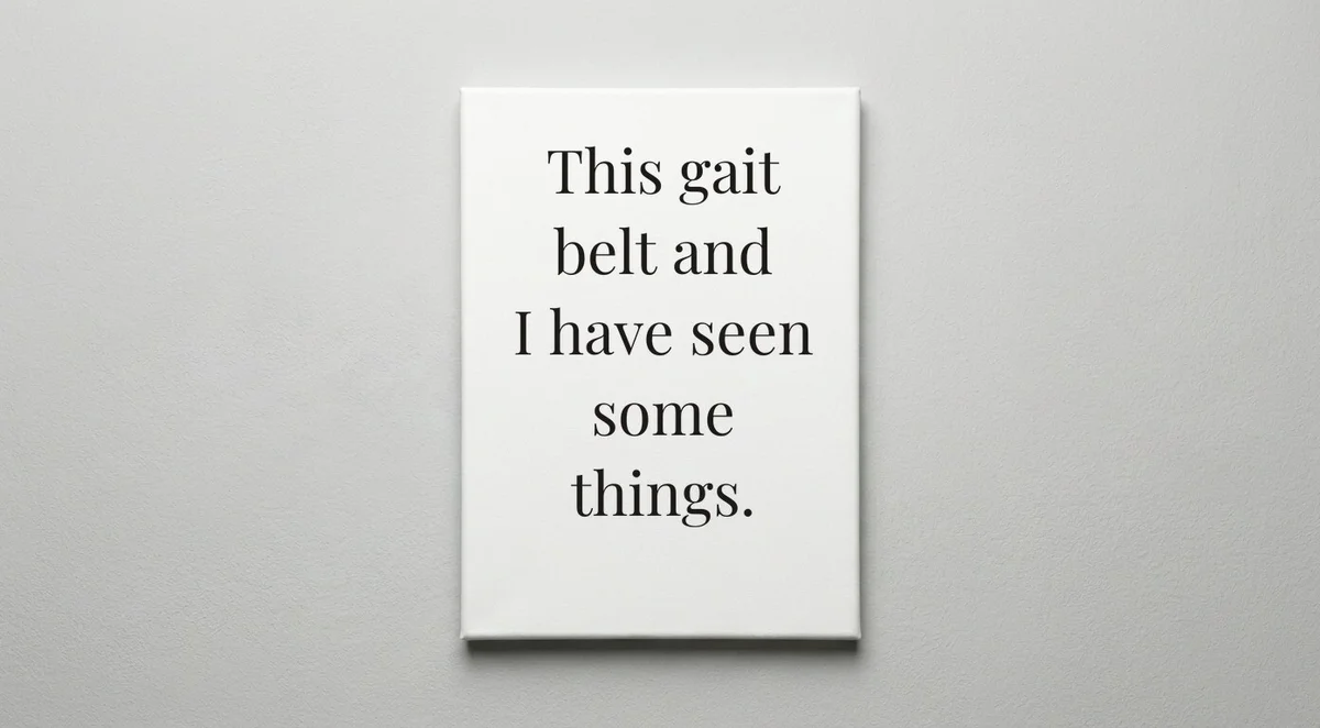 CNA quote wall art - canvas print