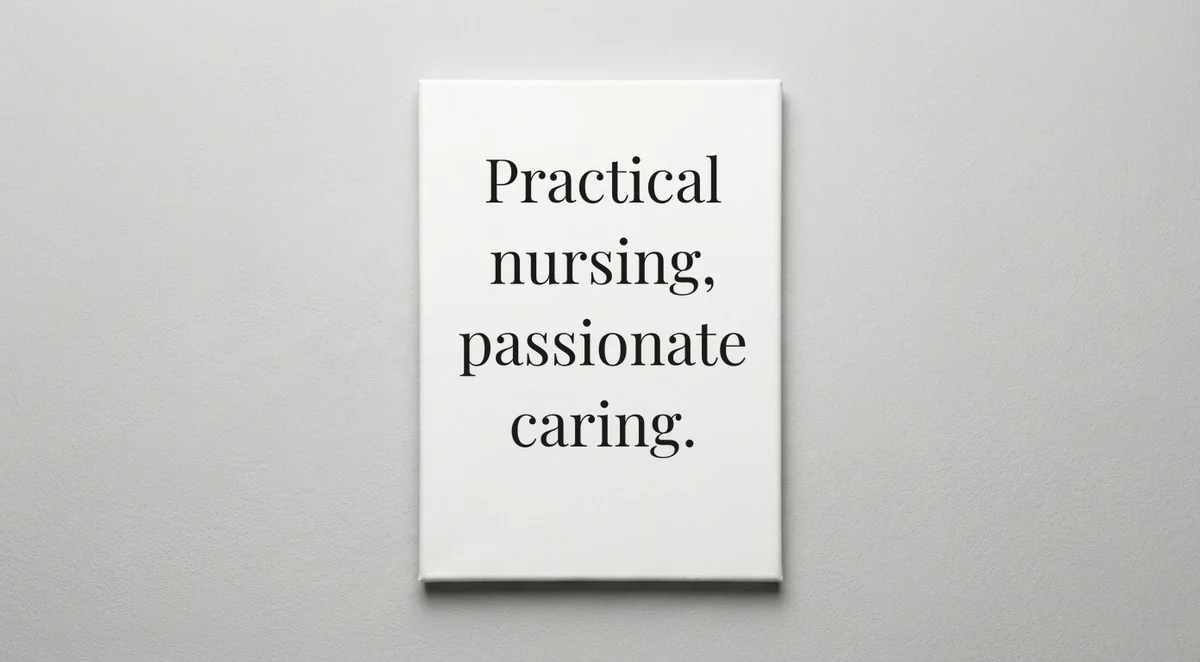 LPN quote wall art - canvas print