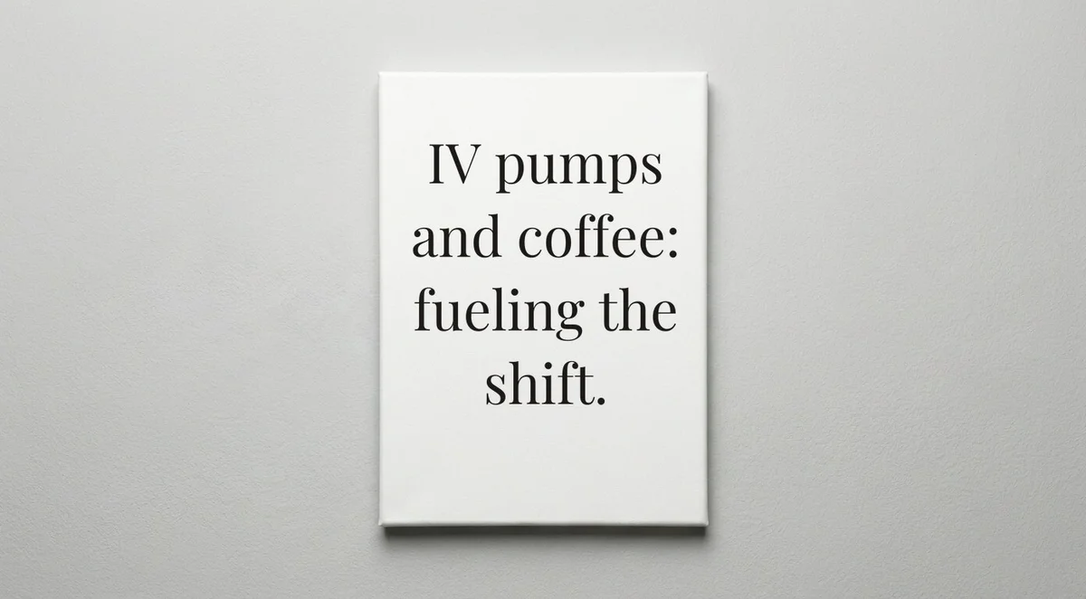 LPN quote wall art - canvas print