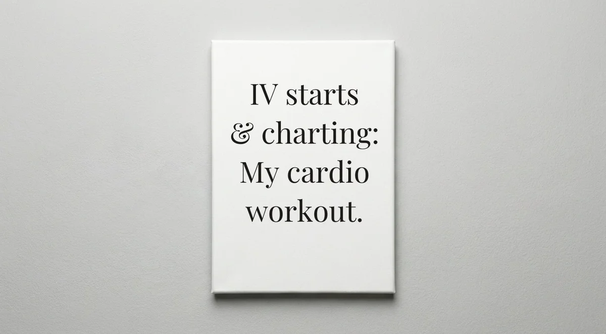 RN quote wall art - canvas print