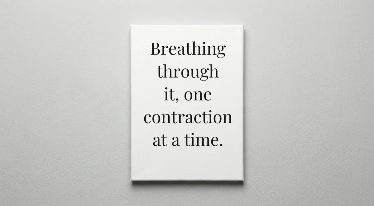 Doula quote wall art - canvas print