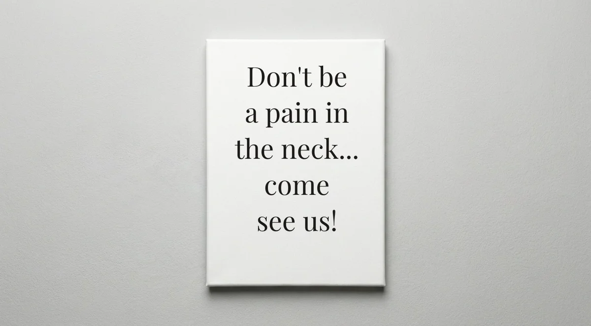 Chiropractor quote wall art - canvas print