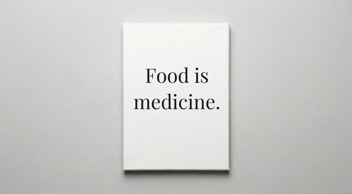 Dietitian quote wall art - canvas print