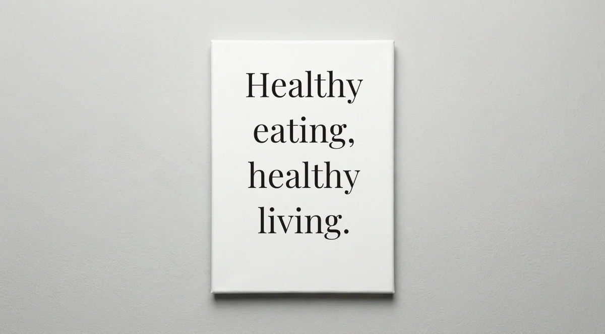 Dietitian quote wall art - canvas print