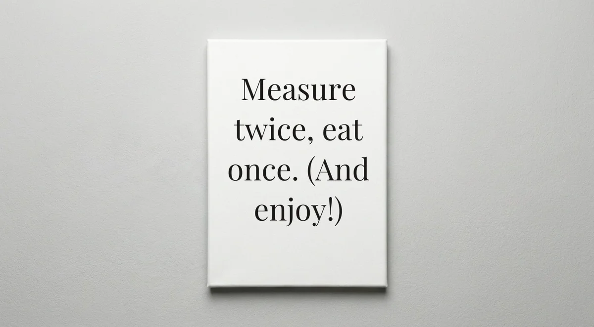 Dietitian quote wall art - canvas print