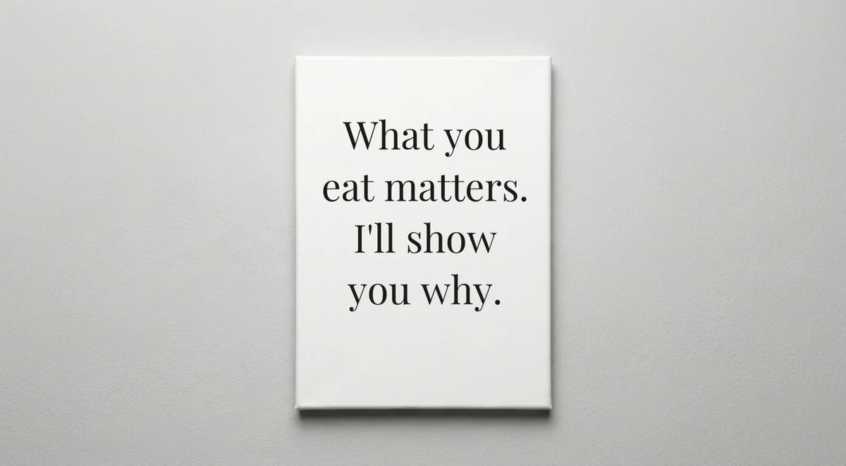 Nutritionist quote wall art - canvas print
