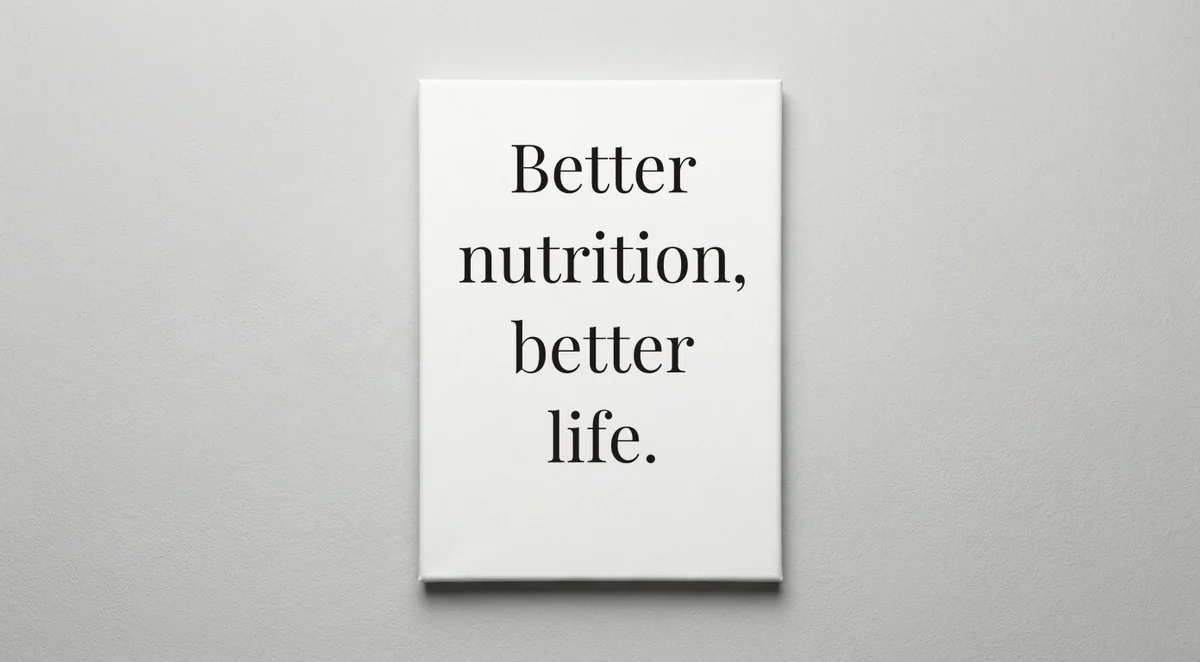 Nutritionist quote wall art - canvas print