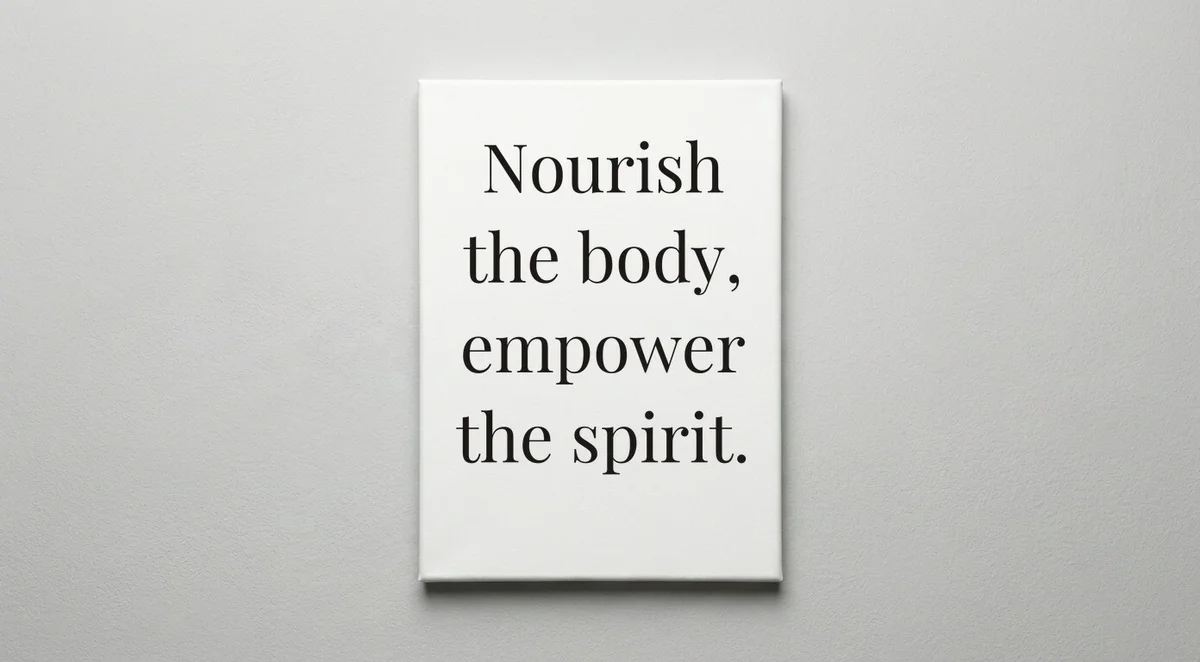 Nutritionist quote wall art - canvas print