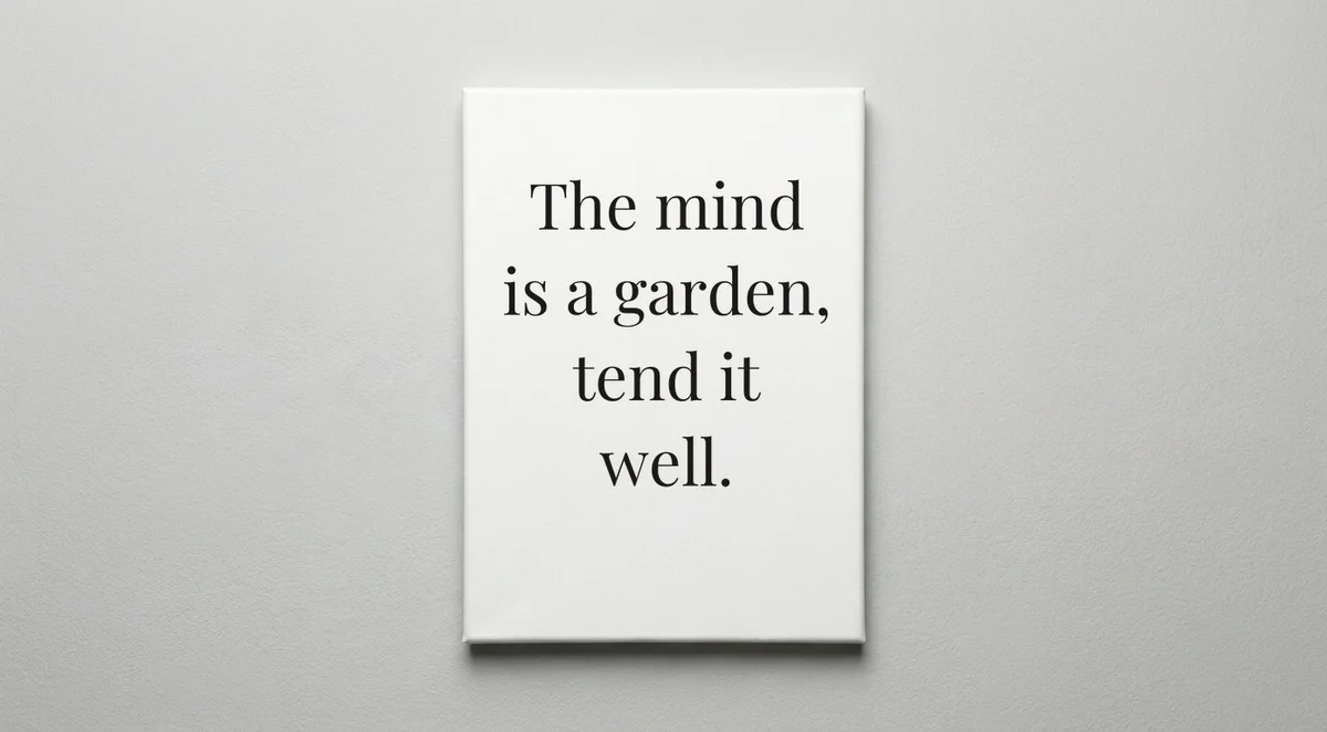 Psychologist quote wall art - canvas print