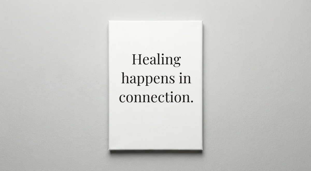 Therapist quote wall art - canvas print