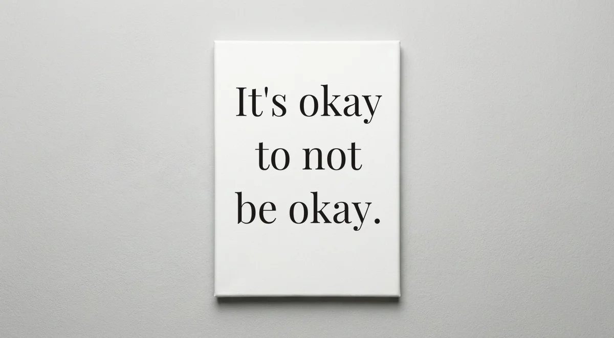 Therapist quote wall art - canvas print