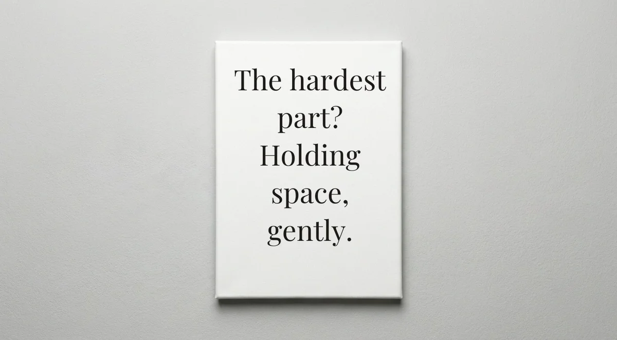 Therapist quote wall art - canvas print