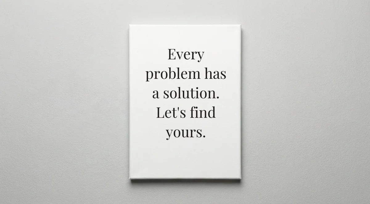 Counselor quote wall art - canvas print