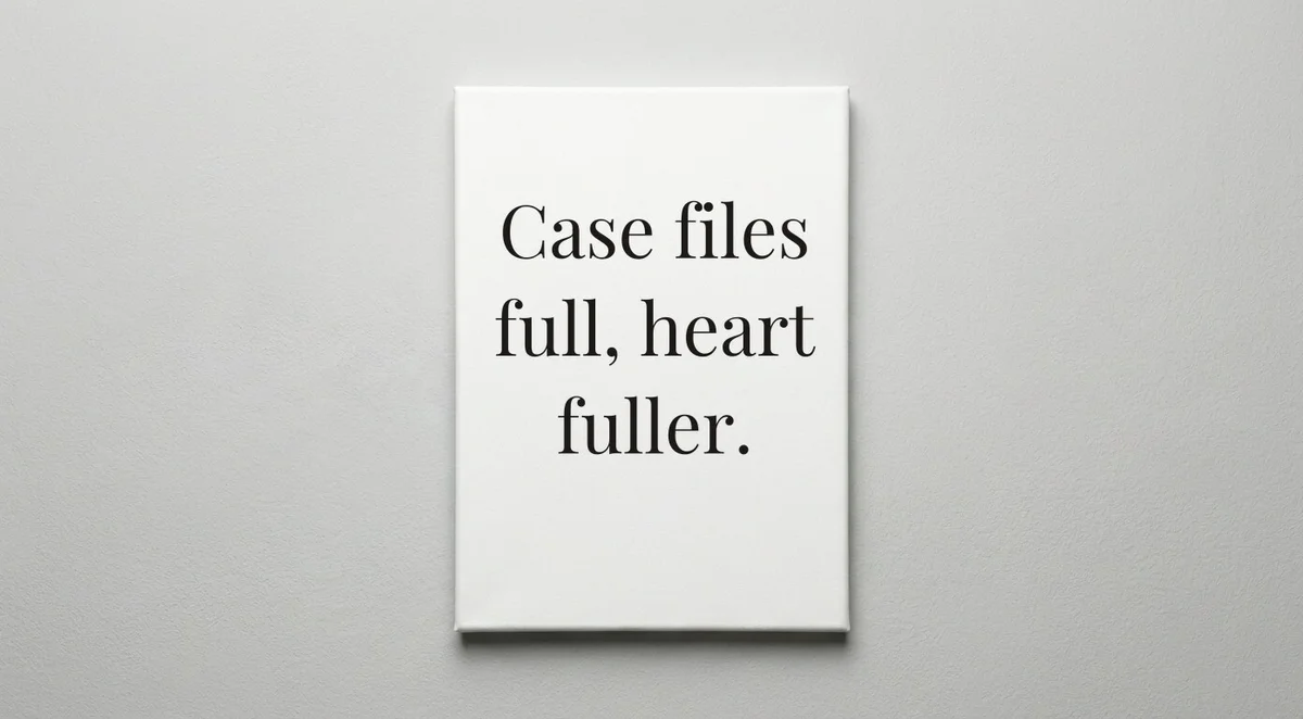 Social Worker quote wall art - canvas print