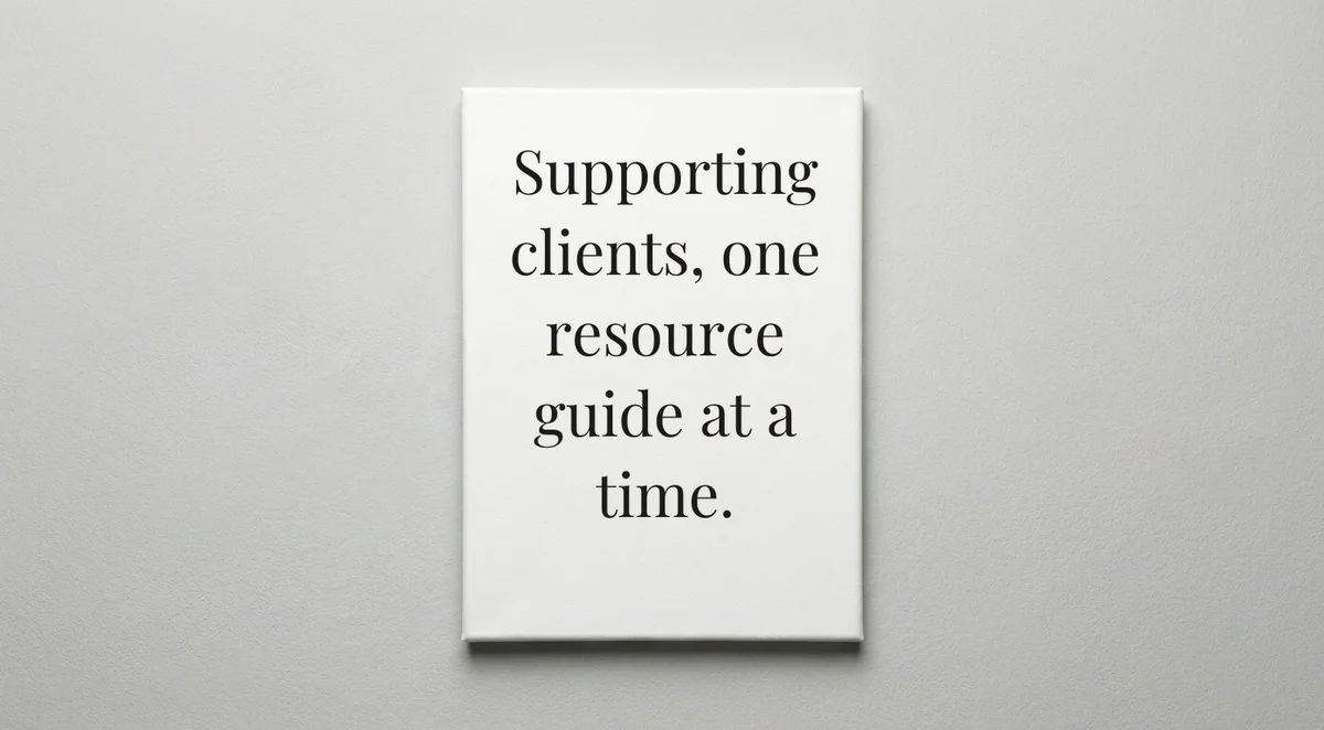 Social Worker quote wall art - canvas print