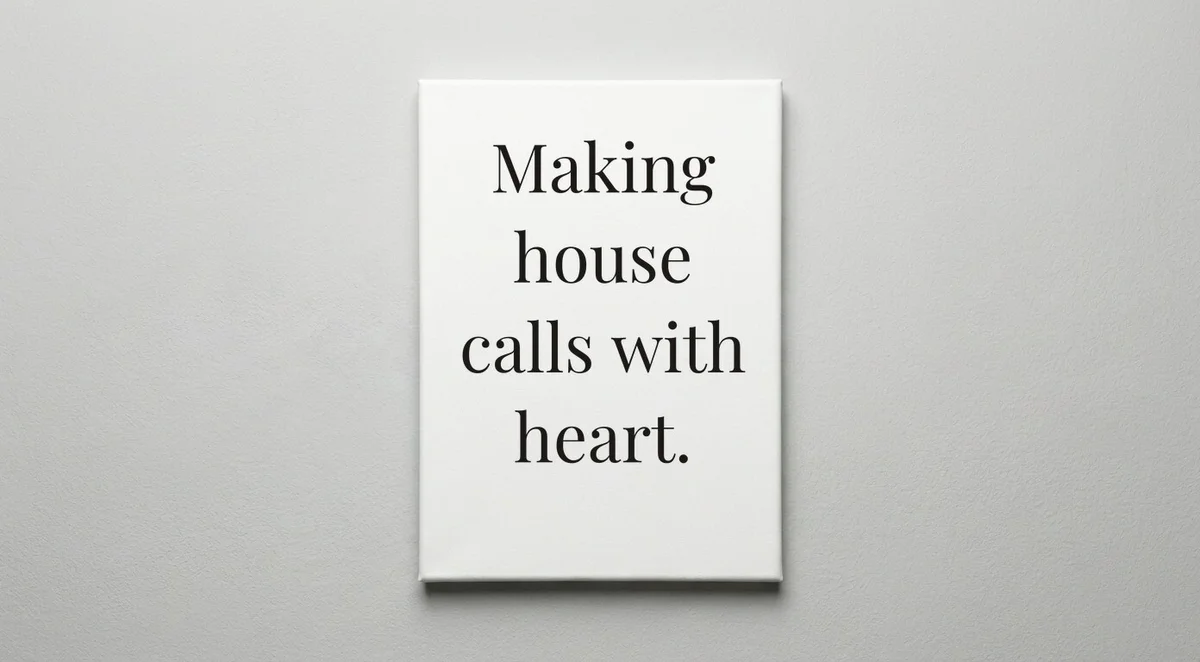Home Health Aide quote wall art - canvas print
