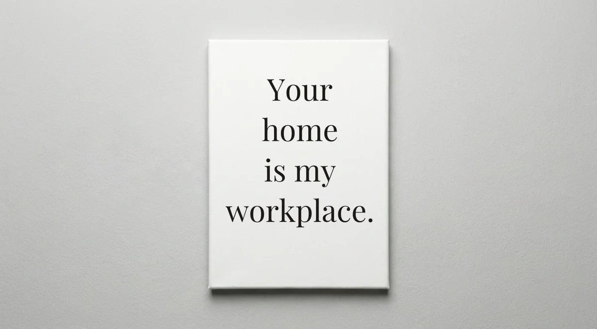 Home Health Aide quote wall art - canvas print