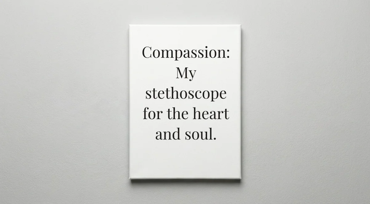 Home Health Aide quote wall art - canvas print