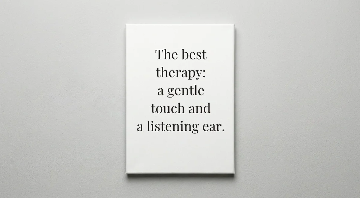 Massage Therapist quote wall art - canvas print