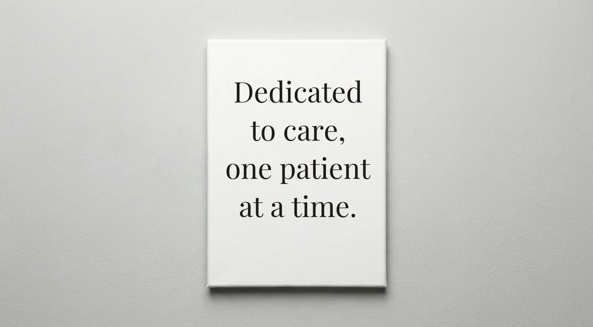 Physician Assistant quote wall art - canvas print