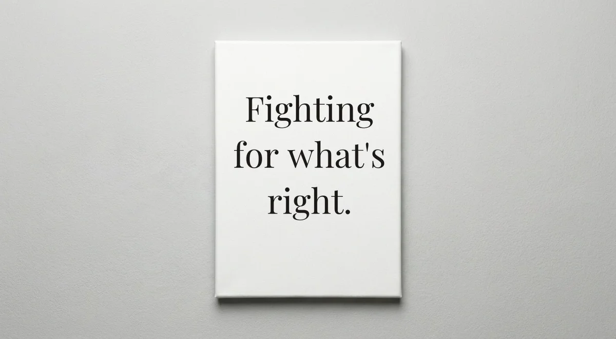 Attorney quote wall art - canvas print