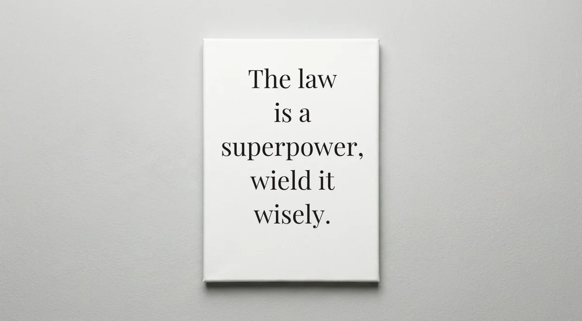 Attorney quote wall art - canvas print