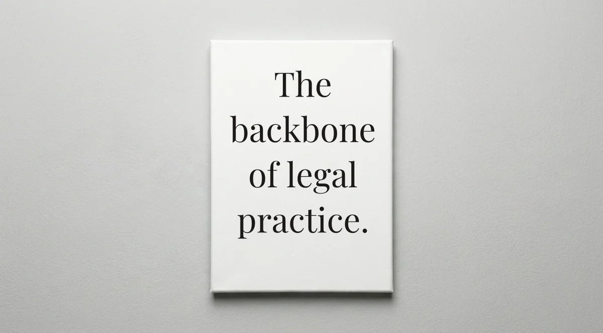 Legal Assistant quote wall art - canvas print