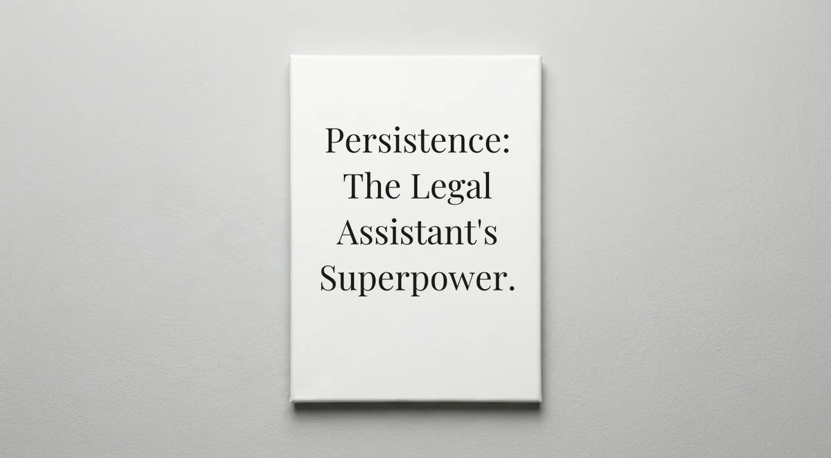 Legal Assistant quote wall art - canvas print