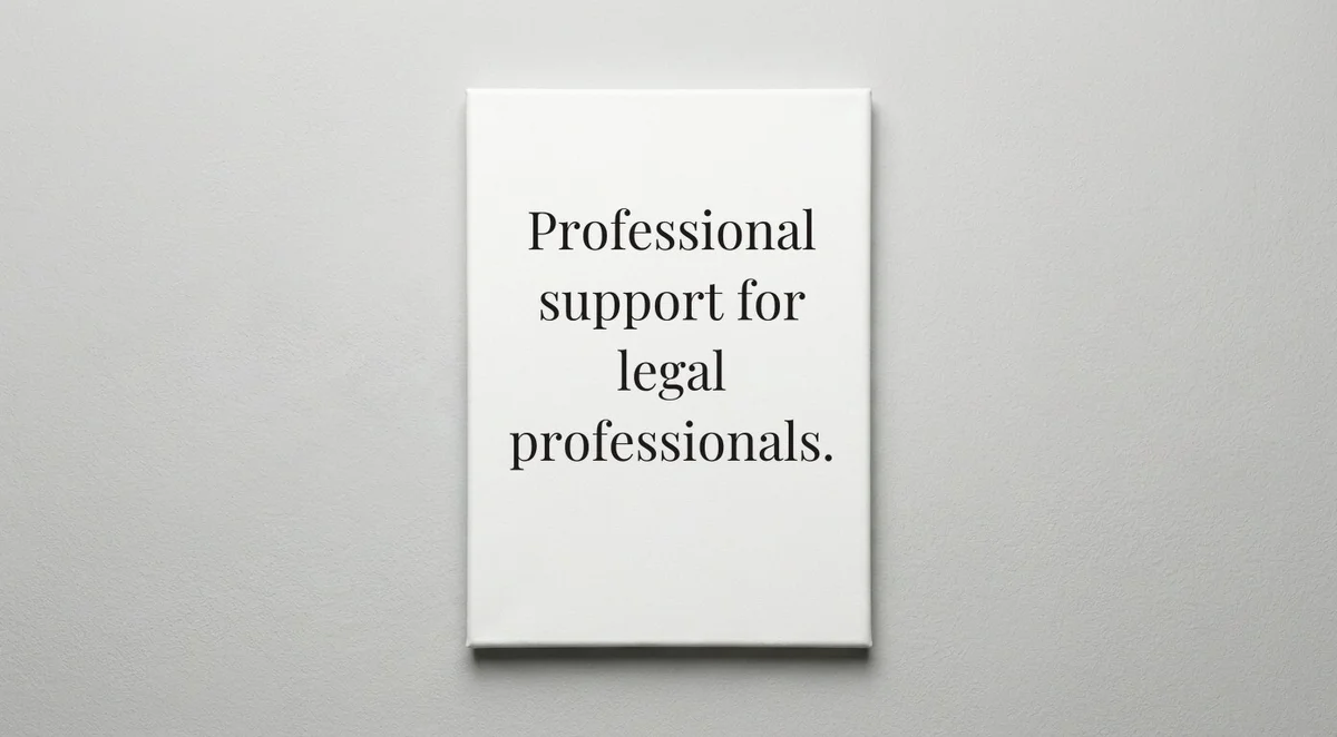 Legal Secretary quote wall art - canvas print