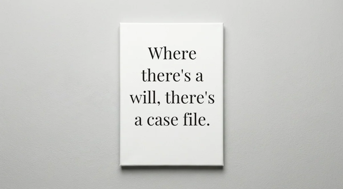 Legal Secretary quote wall art - canvas print