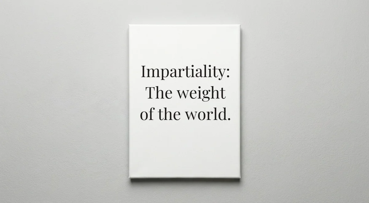 Judge quote wall art - canvas print