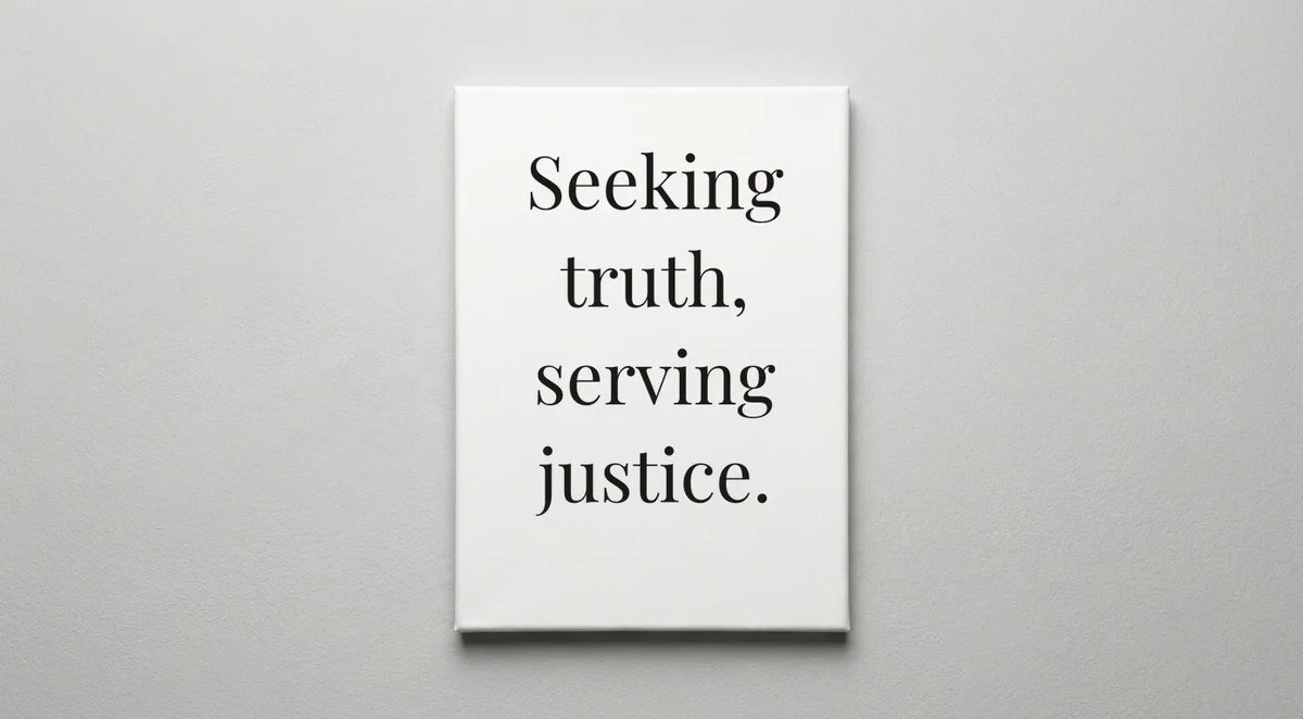 Prosecutor quote wall art - canvas print