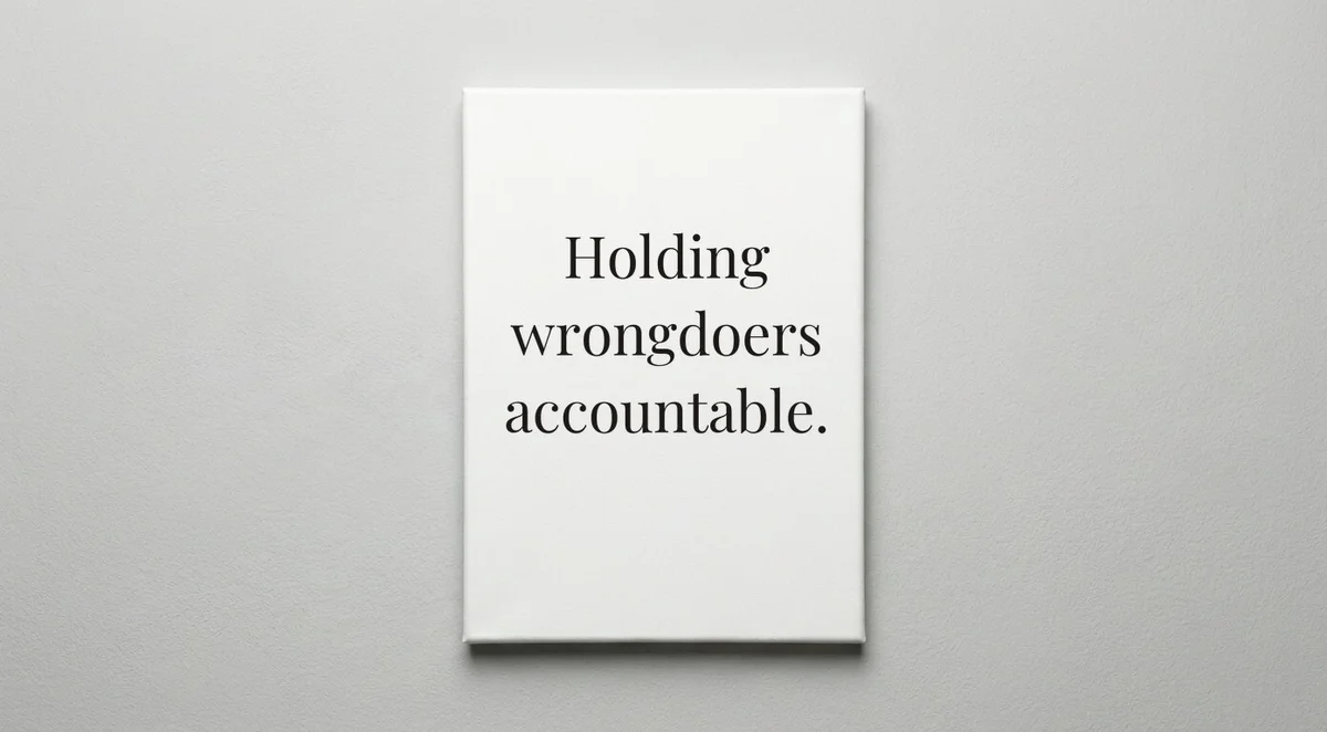 Prosecutor quote wall art - canvas print