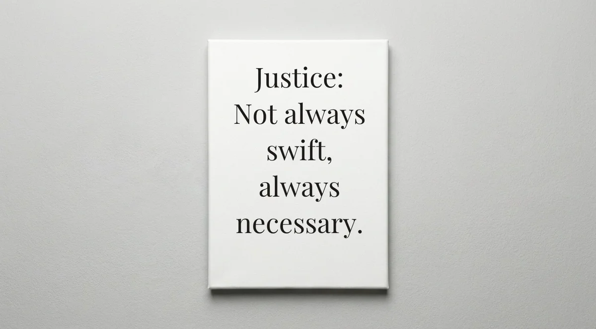 Prosecutor quote wall art - canvas print