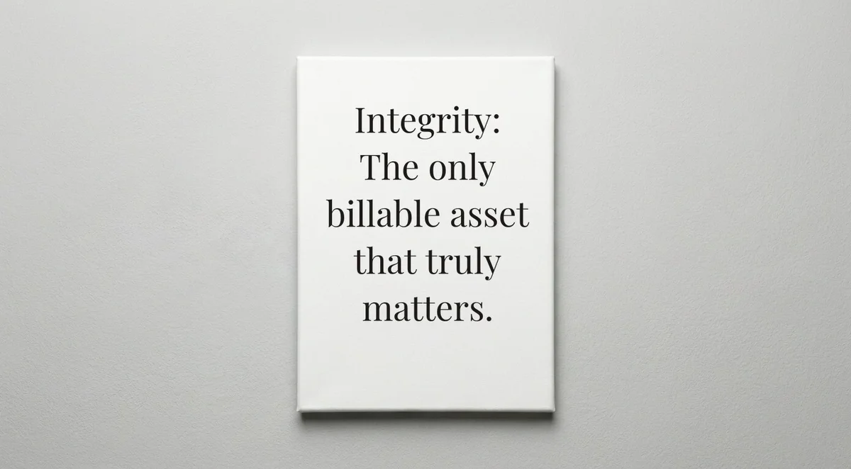 Corporate Lawyer quote wall art - canvas print