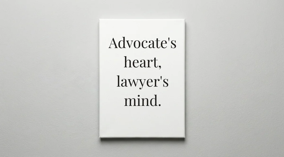 Criminal Defense Attorney quote wall art - canvas print