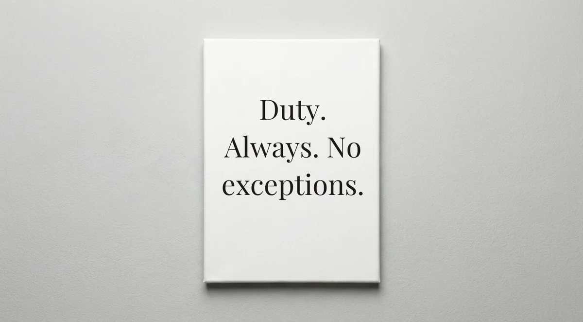 Military quote wall art - canvas print