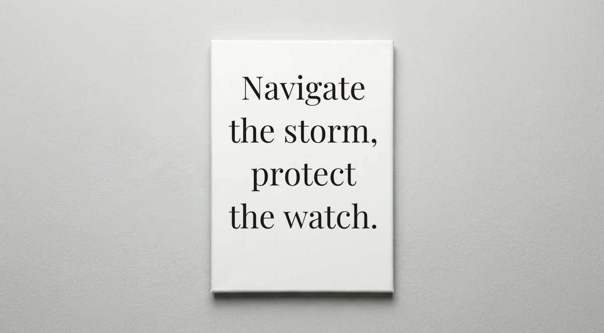 Navy quote wall art - canvas print